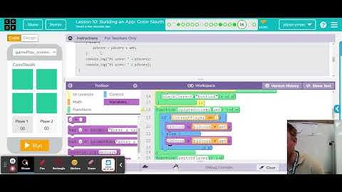 Code.org - Event-Driven Programming in App Lab: Building an App: Color Sleuth #16 Part 1