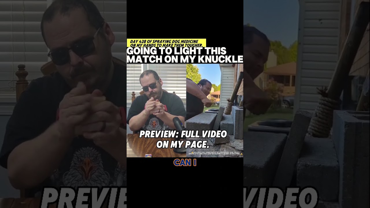 Day 428 Of Spraying Dog Medicine On My Hands To Make Them Tougher, Preview. 