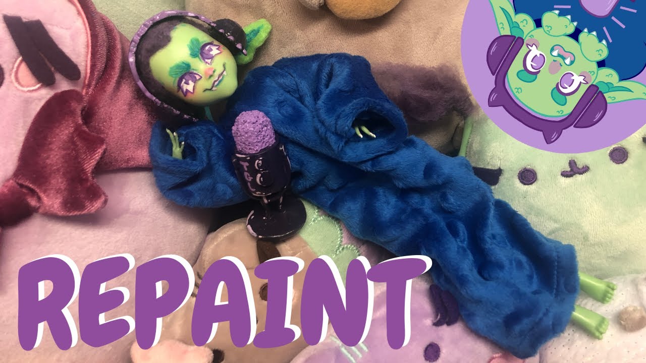 REPAINT || The Gremlin's Lair Podcast OOAK MH Doll