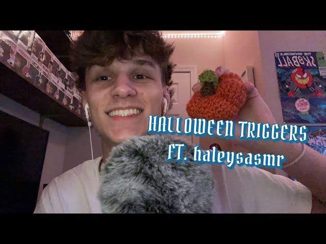 ASMR// Halloween Trigger Assortment Ft. @haleysasmr