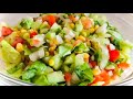 Mixed Vegetable Salad// Easy Salad recipe// Ensalada Mixta