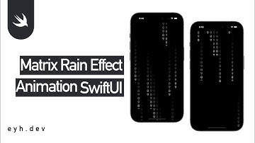 How to Create Matrix-Style Rain Effect with SwiftUI?