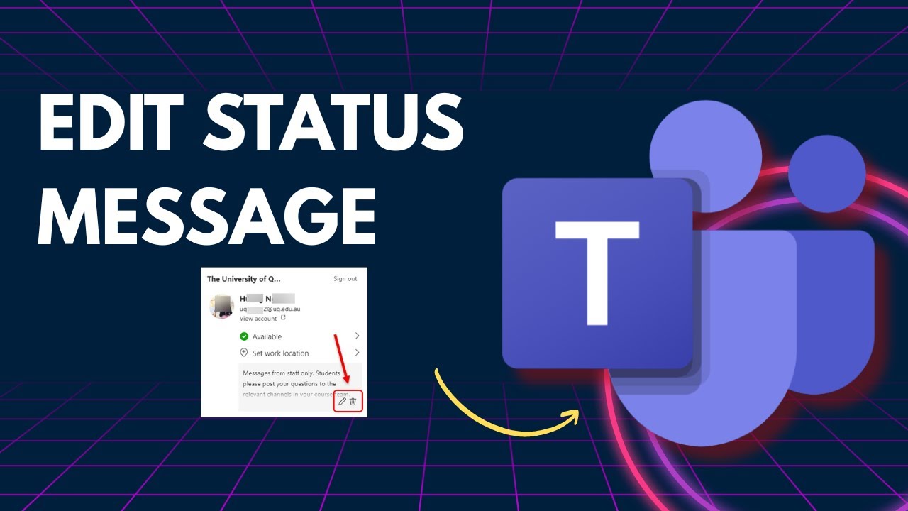 How to Edit Status Message in Microsoft Teams | Full 2026 Guide - YouTube