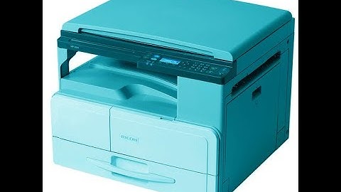 How to reset #pcdu And Fusing Unit Ricoh MP-2014 ?
