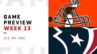 Cleveland Browns vs. Houston Texans | Week 13 Game Preview | Move the Sticks
