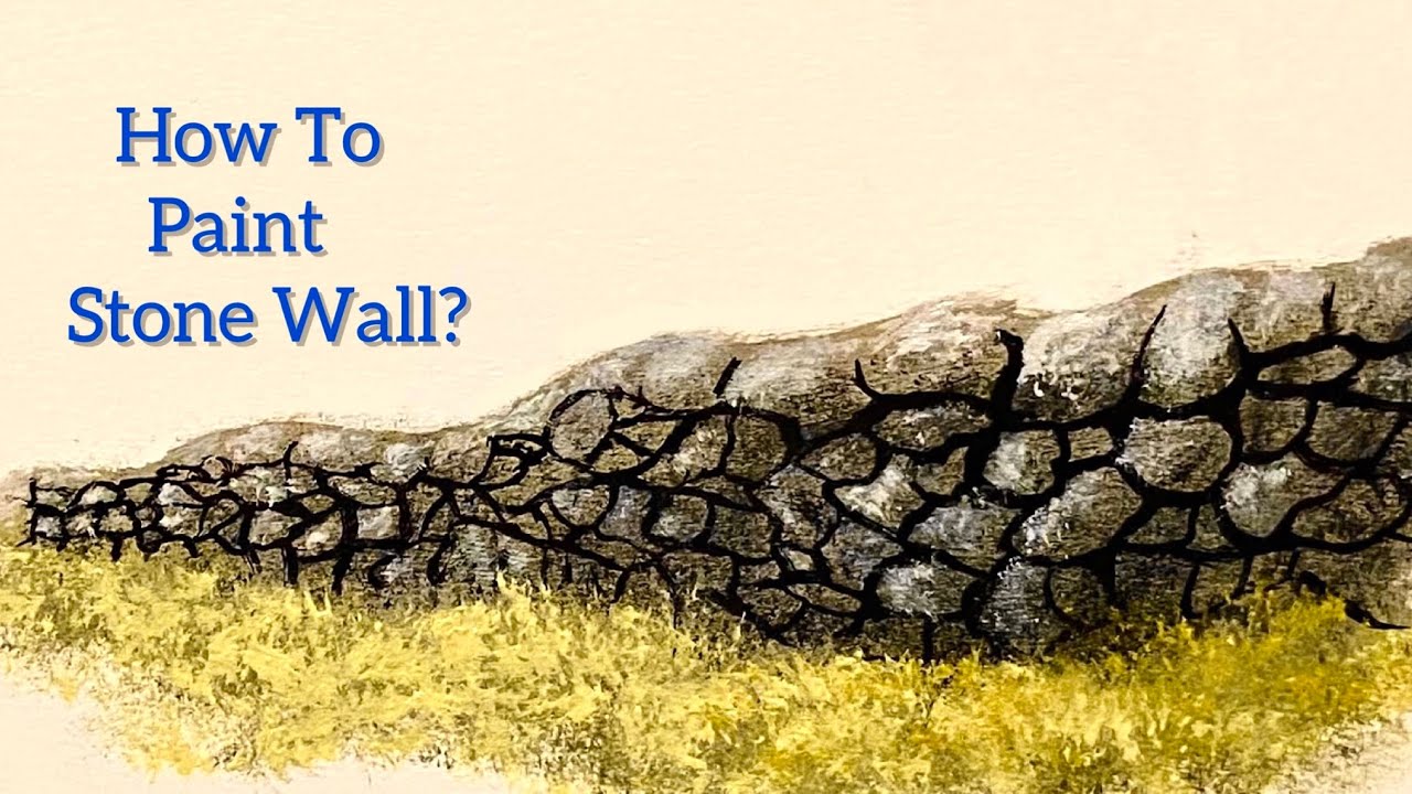 How To Paint Stone Wall In Watercolors How To Paint A Stone Wall Maxresdefault