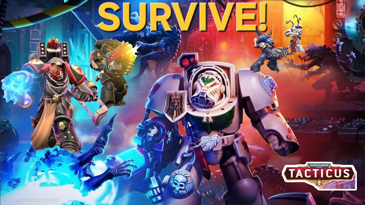 SPACE HULK! Survival Event First Runs. Warhammer 40k Tacticus Gameplay