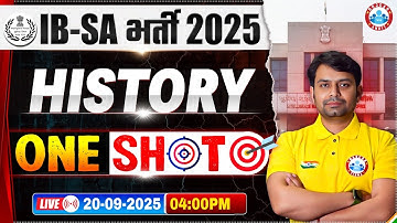 IB Security Assistant Classes 2025 | IB SA History Class | IB Security Assistant History One Shot