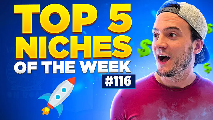 TOP 5 NICHES  Print on Demand Niche Research # 116...