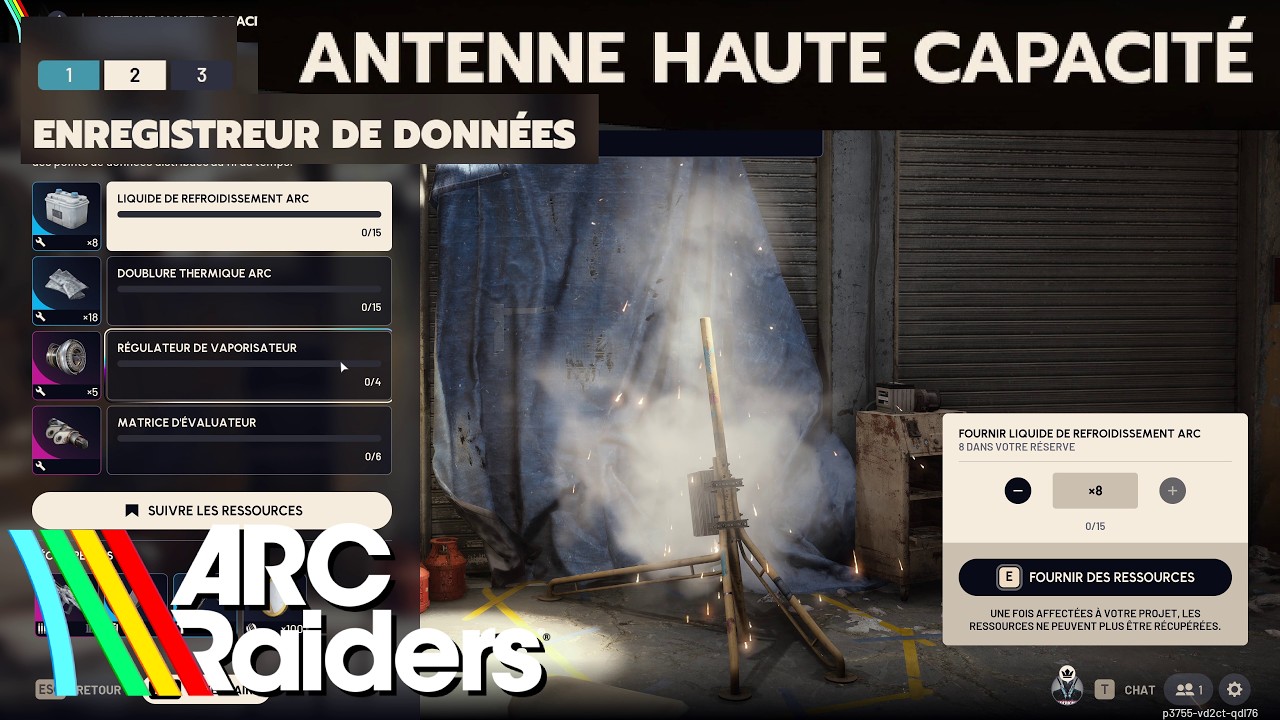 Régulateur de Vaporisateur & Matrice d'évaluateur ENREGISTREUR DE DONNÉES 2/3 - ARC RAIDERS