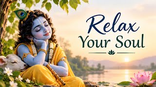Krishna Flute Music 🦚 Relax Your Soul with Peaceful & Soothing Melodies