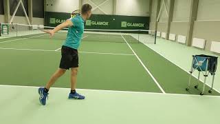 SLICE backhand part 3 swing to contact
