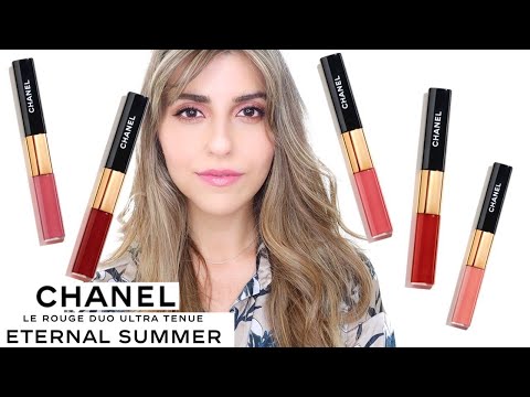 NEW CHANEL 'LE ROUGE DUO ULTRA TENUE' LONG WEAR LIPSTICK SHADES! 