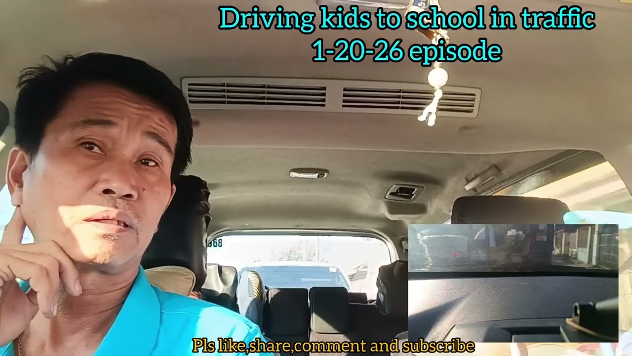 Driving kids to school in traffic.||Episode 1-20-26