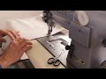 Tutto apprendre la sellerie. Couture assemblage sur machine à coudre triple entraînement.