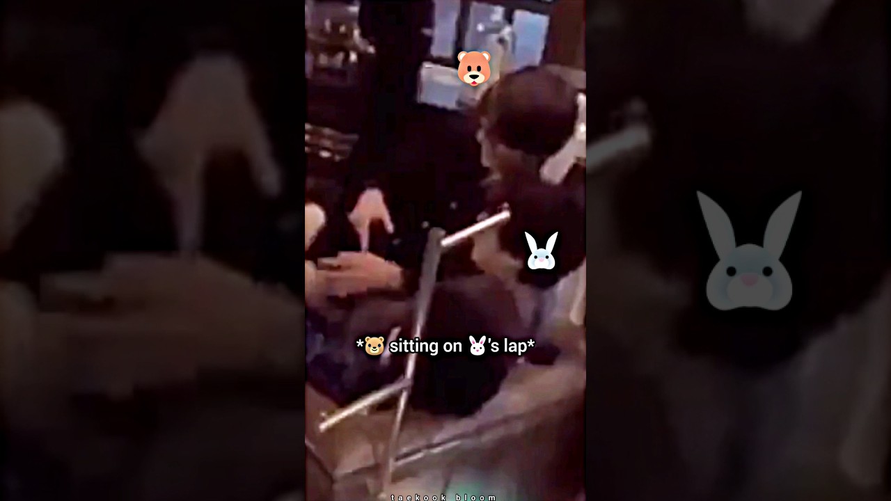 Taehyung will do anything just to sit on Jungkook's lap 🤣😳‼ 