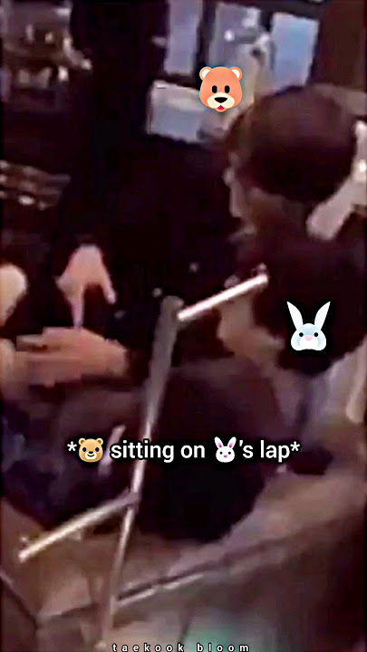 Taehyung will do anything just to sit on Jungkook's lap ๐คฃ๐ณโผ #shorts #taekook #youtubeshorts