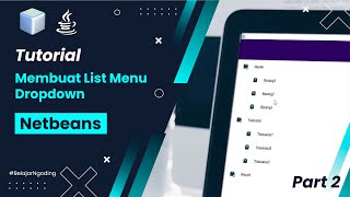 Membuat List Menu Dropdown di Netbeans | Tugas Akhir Kuliah | Netbeans Indonesia | Part 2
