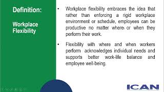 ENHANCING PRODUCTIVITY IN A FLEXIBLE WORK ENVIRONMENT -HOA