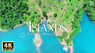 เพลงเปียโนที่ผ่อนคลายด้วยทิวทัศน์ 4K Island 🌿เสียงธรรมชาติเพื่อบรรเทาความเครียดและรักษาจิตวิญญาณของ