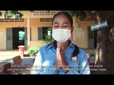 Cambodian students call on you to protect natural resources!