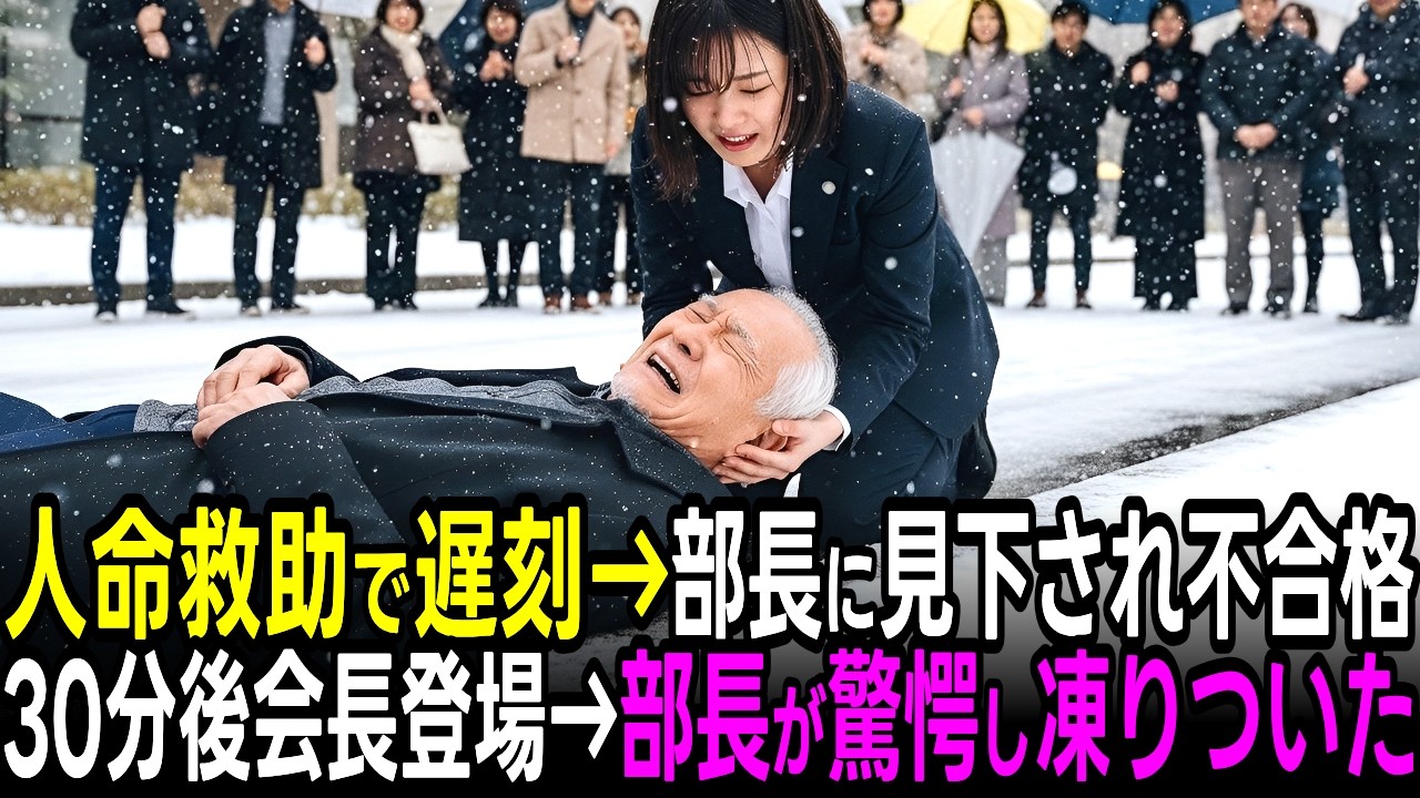 心肺停止の老人_助けて夢も仕事も失った瞬間_黒塗りの高級車が止まり…