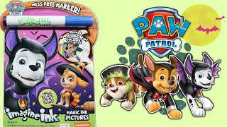 PAW Patrol Halloween Imagine Ink Coloring & Activity Book | COLORING With Mess-Free Marker