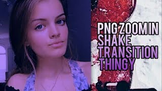 png zoom in shake transition thingy  on cute cut pro ~ Honey tutorials