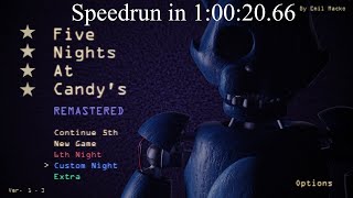 FNAC 1 Remastered 100% Speedrun in 1:00:20.66