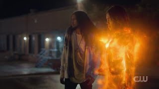 jennifer and Brandon against the A.S.A/ Black Lightning season 3 episode 10