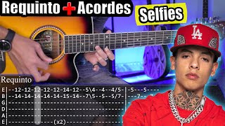 Selfies - Natanael Cano - Guitar Tutorial | Requinto   Chords | TABS