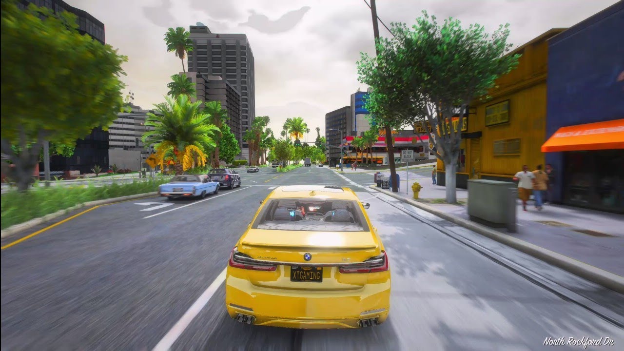 GTA 5 Next Level Graphics QuantV Mod And Realistic Gameplay On RX 6800XT Ultra Settings 1080p60FPS