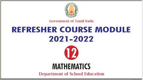 Refresher Course Module /Class 12/Topic 5/Trigonometric Identities