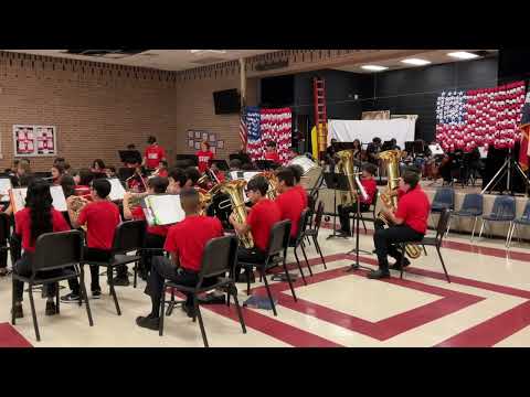 Veteran’s Day Advanced Band- H.B. Zachry Middle School