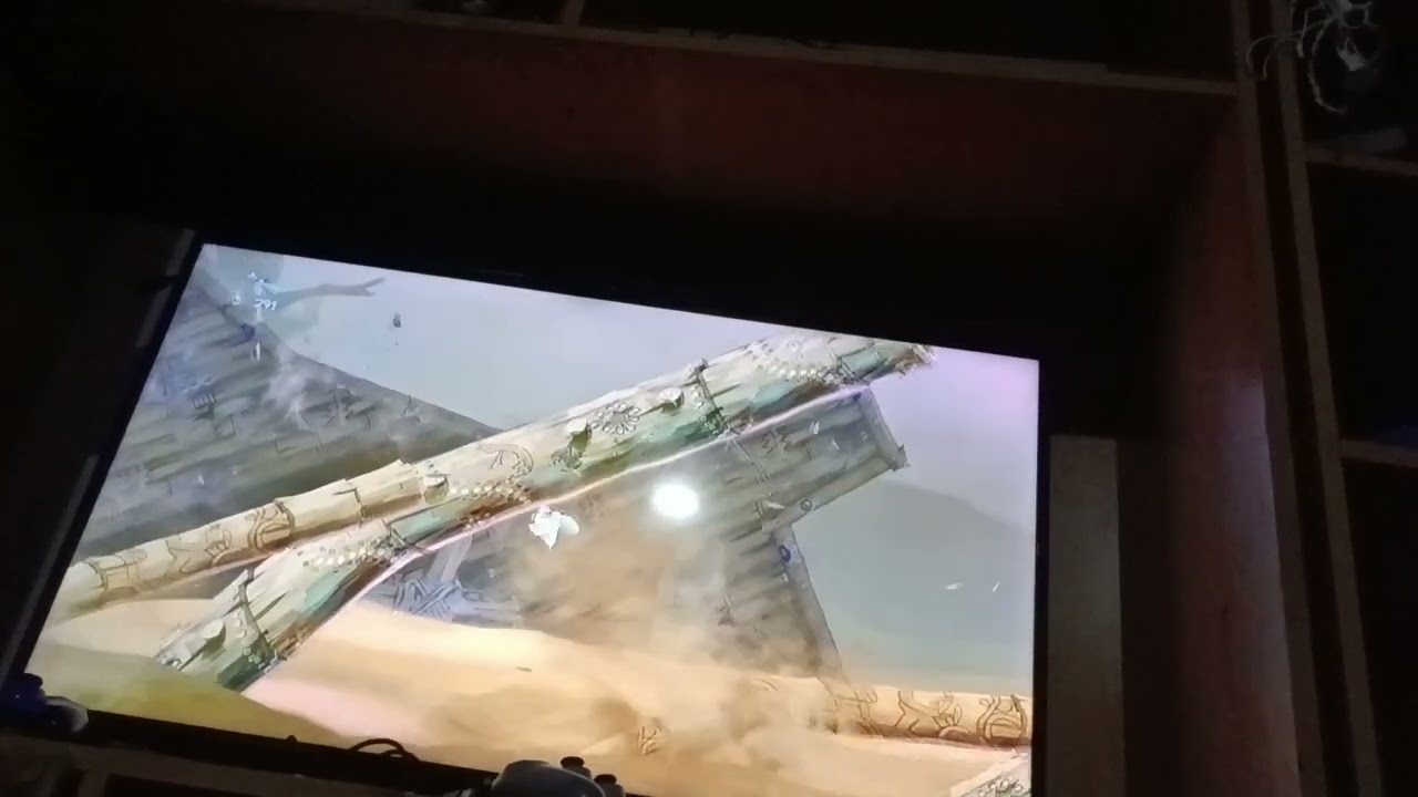 Speed running Rayman legends level five 