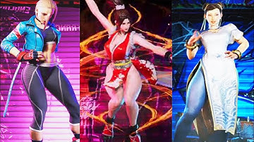 SF6 - All Character Select Unique Dialogue (4k Ps5pro) #sf6