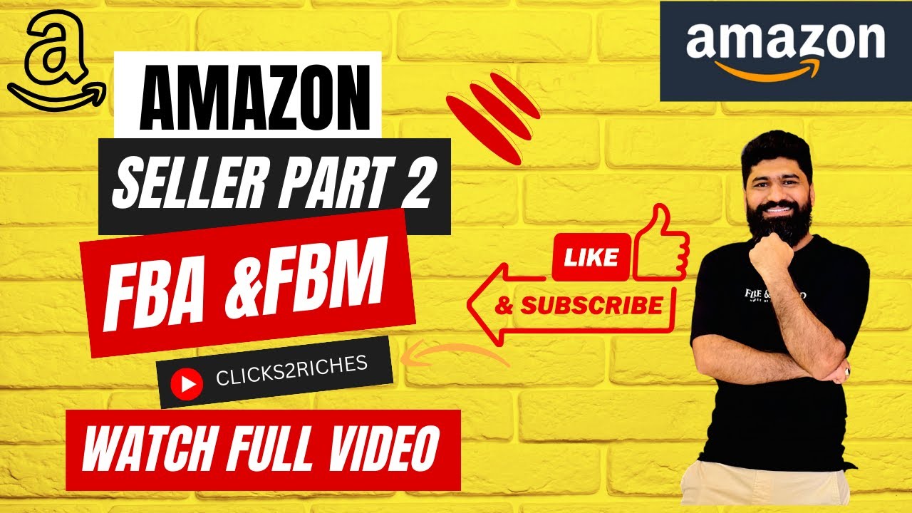 How to Create Amazon Seller Account 2023 on Amazon Part 2 FBA & FBM Revenue