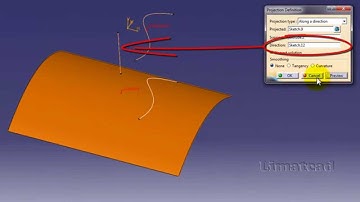 014 LIMATCAD Catia GSD Wireframe Creating Projections