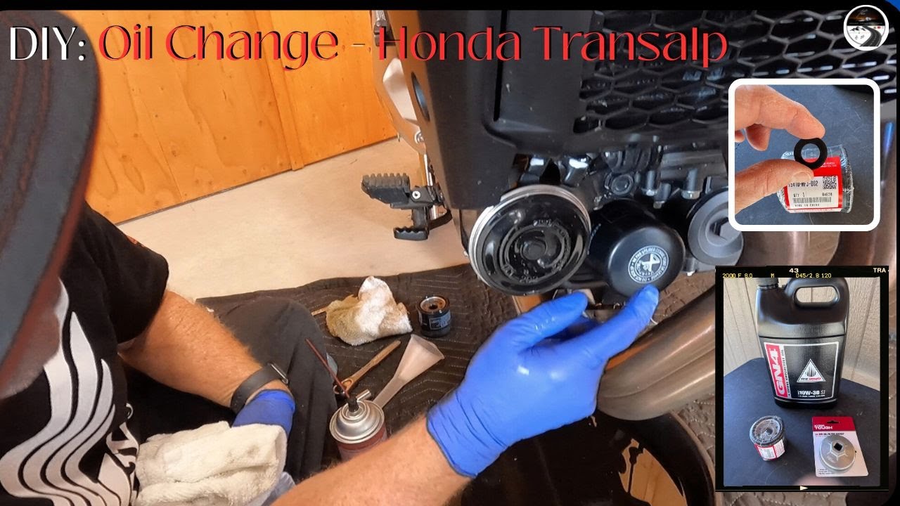 DIY: Oil Change on my 2024 Honda Transalp XL 750