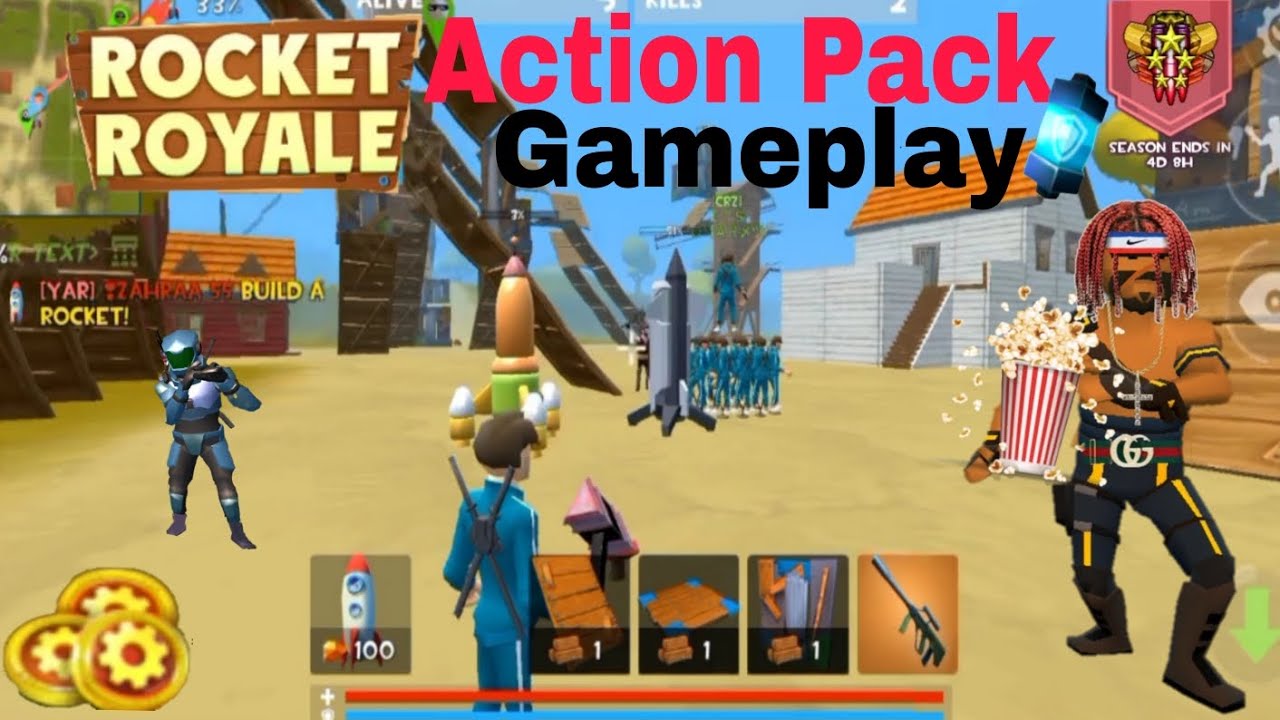 Rocket Royale ActionPack Gameplay with
