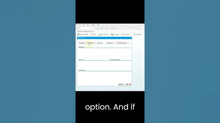 Part 4 || How to schedule a job in SAP || SM36 T-code
