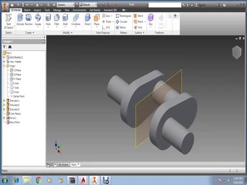 2016 Bmw M5 >> crank shaft PART DRAWING in INVENTOR - YouTube 2016 Bmw M5 >> crank shaft PART DRAWING in INVENTOR - YouTube
