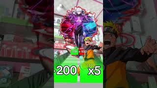Naruto vs Gojo ☠️ #UltraInstinct #dragonballsuper #shortsfeed #goku #AnimeBattle