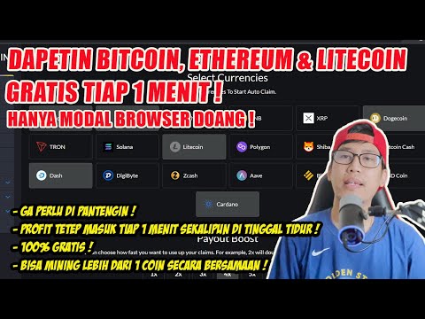 CARA MENGHASILKAN UANG DARI INTERNET, DENGAN MINING LITECOIN, DOGE & BERMACAM CRYPTO SEKALIGUS!