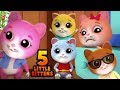 Пять маленьких котенок | детские рифмы | Котенок песня | Five Little Kitten | Nursery Rhyme