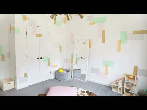 DIY Washi Tape Wall Frames - Uncommon Designs
