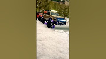 Rc Offroad cars in snow action ❄️ Mn128 , ZP1006 , TRX4 sport 😎 for more subscribe my channel 👍🏻