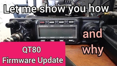 QT80 Firmware Update V1.01 & latest CPS