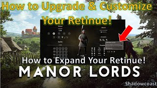 How to Upgrade and Customize your Retinue in Manor Lords [Early Access 2024] screenshot 5