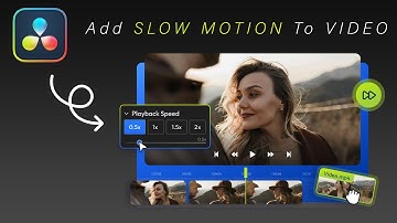 How To Add SLOW MOTION To VIDEO In Davinci Resolve